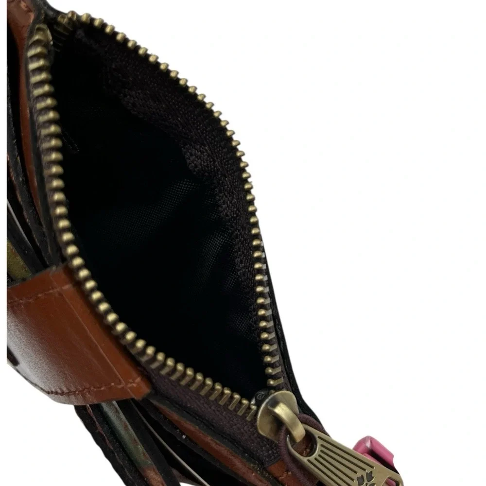 Patricia Nash Leather Cassis Id Credit Card Case Watercolor‎ Butterfly Gift Box